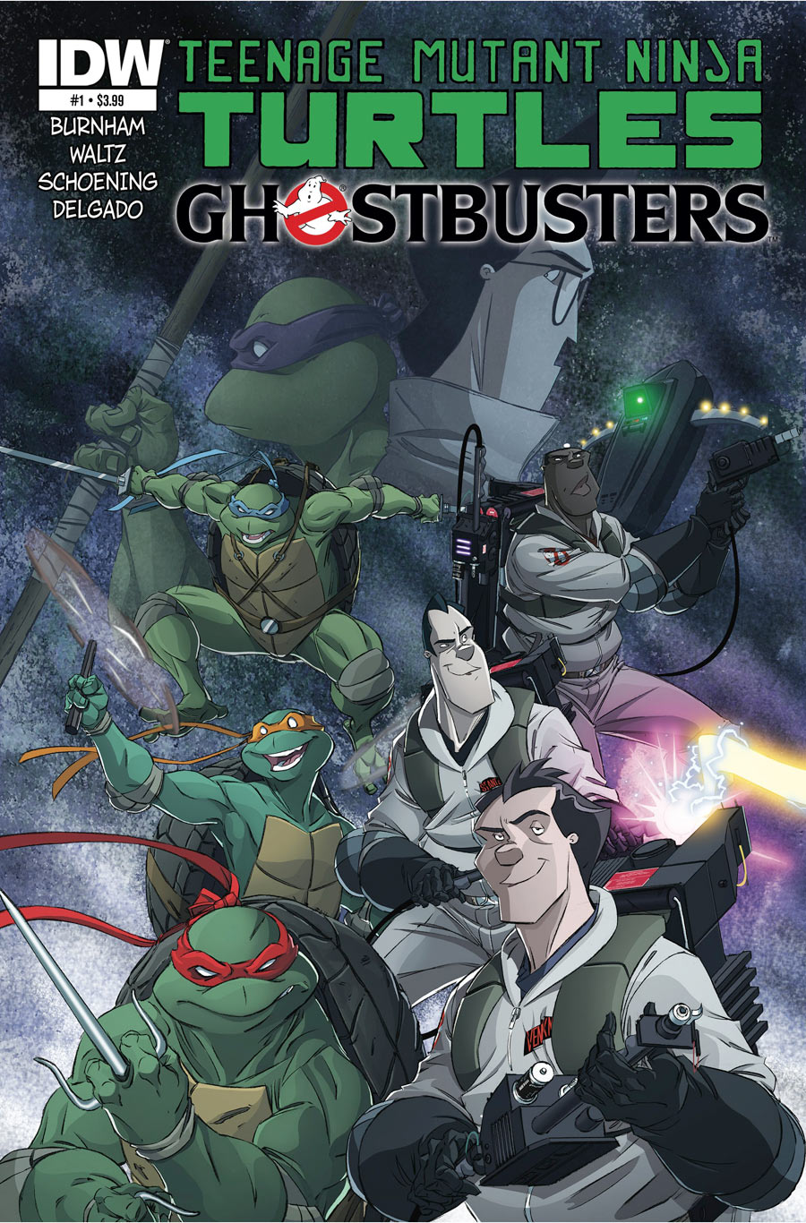 Teenage Mutant Ninja Turtles/Ghostbusters #1 from IDW Comics