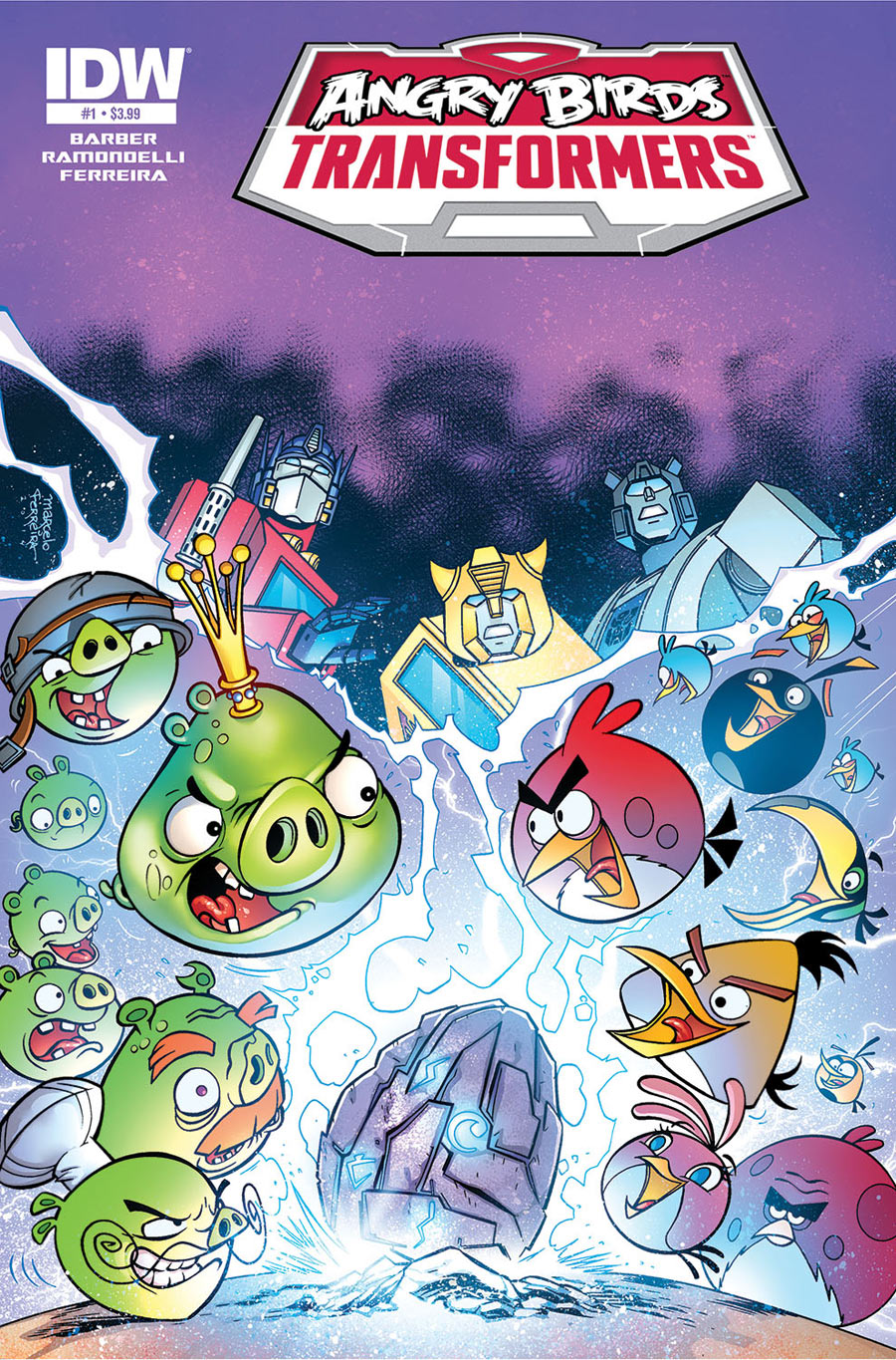 Angry Birds/Transformers #1 from IDW Comics