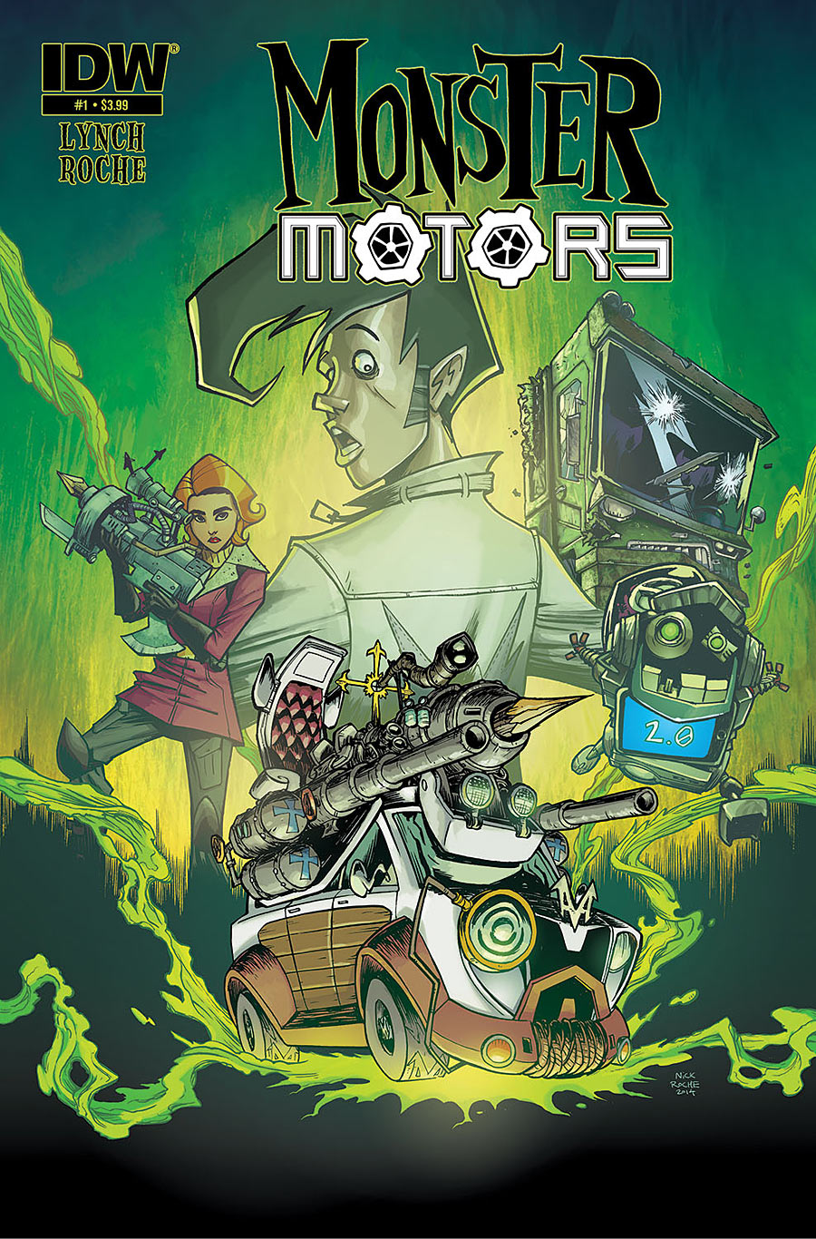 Monster Motors: The Curse of Minivan Helsing #1 from IDW Comics