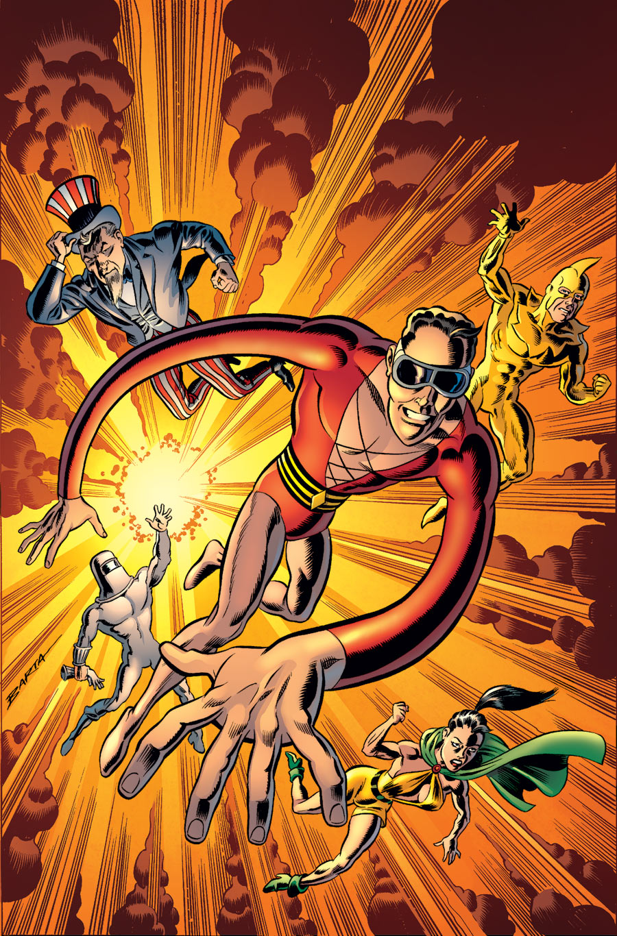 Convergence: Plastic Man and The Freedom Fighters #1 from DC Comics