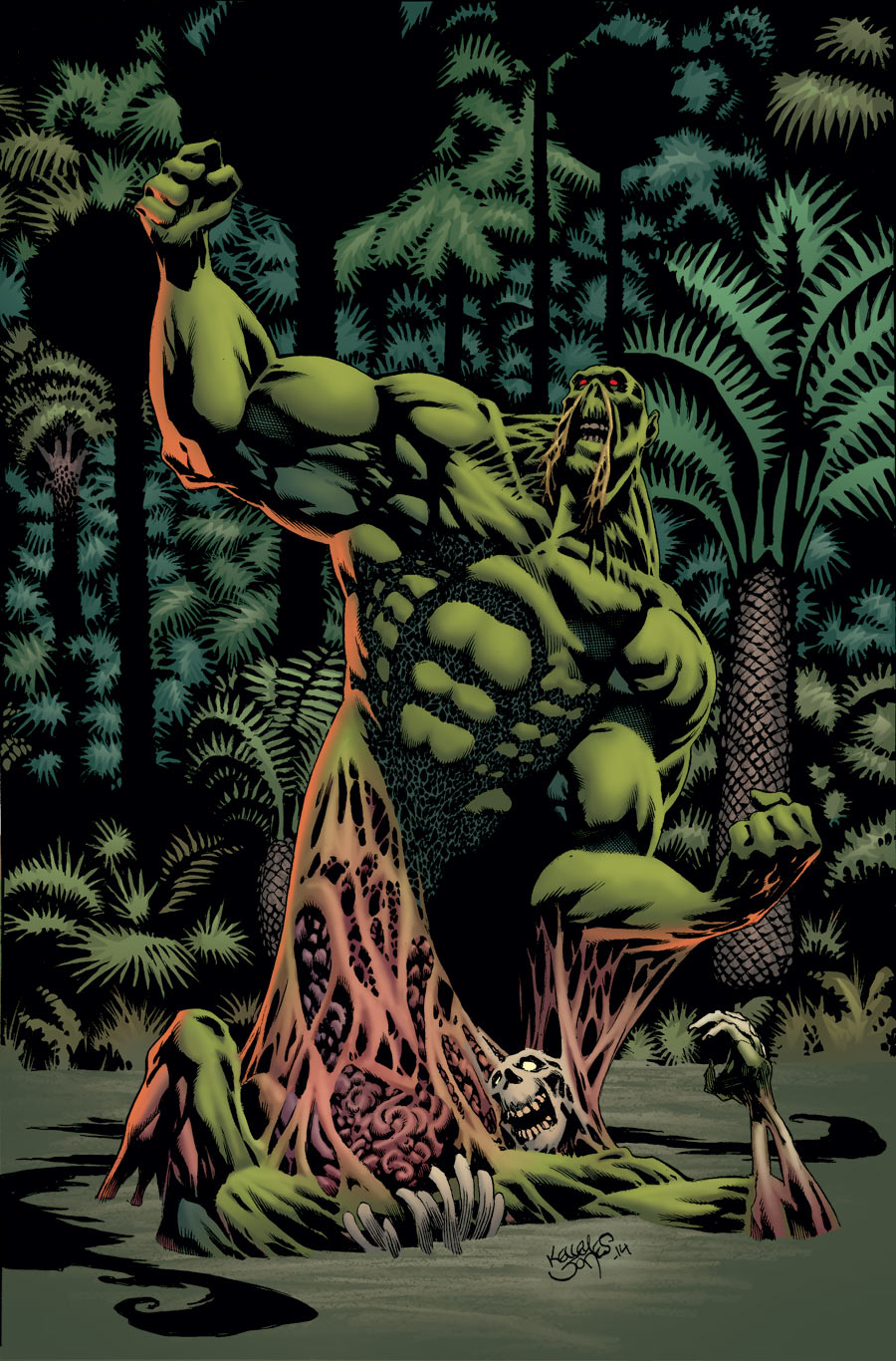 Convergence: Swamp Thing #1 from DC Comics - Where is The Green?